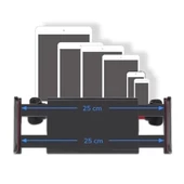 Oto Koltuk Arkası Telefon Tablet Tutucu Ayarlanabilir 360 Derece Dönebilen Pratik Stand - 4