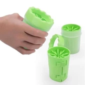 Silikon Jel Fırçalı Kedi Köpek Pati Ayak Yıkama Temizleme Kovası (küçük) - 6