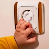 Bebek Çocuk Priz Koruma Kapağı (6 Adet) Çocuk Güvenliği, Priz Muhafazası, Priz Kapatıcı - 3