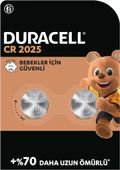 Duracell Özel 2025 Lityum Düğme Pil 3V, 2 Li Paket (CR2025) thumbnail 1
