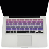 Macbook Air Pro Klavye Koruyucu (US-ABD İngilizce) Ombre (Eski USB'li Model 2008-2017) ile Uyumlu - 7