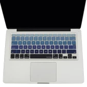Macbook Air Pro Klavye Koruyucu (US-ABD İngilizce) Ombre (Eski USB'li Model 2008-2017) ile Uyumlu - 6