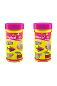 Ahm Tropical Colour Granulat Tüm Süs Balıkları Için Renklendirici Yem 100 Ml X 2 Adet - 1