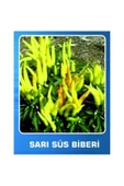 Tropical Sarı Süs Biberi Tohumu 100 Adet - 1