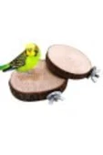 canlipetshop Yuvarlak Kütük Kuş Tünek 10 Cm Çap 3 Adet - 1