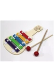 canlipetshop Ahşap Gitar Şeklinde 5 Notalı Selefon Müzik Aleti - 1