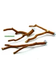 canlipetshop Doğal Dal Tünek Kalın Kızıl Renk Çatal Şekilli 35-42 Cm Bütün Kafes Kuşları Için - 3