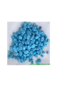 TROPİKAL Akvaryum  Fanus  Teraryum Mavi Renk Dekor Taşları 8-10 Mm 1 Kg - 1