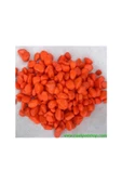 TROPİKAL Akvaryum  Fanus  Teraryum Turuncu Renkli Dekor Taşları 8-10 Mm 1 Kg - 1
