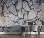 3 Boyutlu Kesme Taş Temalı Duvar Kağıdı thumbnail 4