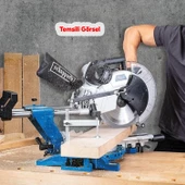 Scheppach HM140L Gönye Kesme Makinası 305 mm Elektrikli Testere Marangoz Tezgah Tipi Mobilya İmalat - 4