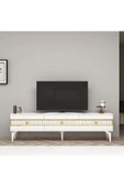 DemonteHome  NOVADH TV SEHPASI (ALT MODÜL) BEYAZ-ALTIN - 1