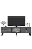 DemonteHome  Vaniadh Tv Sehpası (ALT MODÜL) Antrasit Gümüş - 3