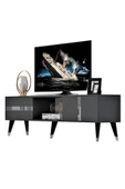 DemonteHome  Vaniadh Tv Sehpası (ALT MODÜL) Antrasit Gümüş - 7