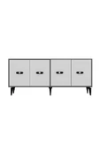 DemonteHome  FLYDH (KX) 180 CM KONSOL ANTRASİT BEYAZ - 3
