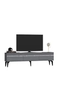 DemonteHome  DEFNEDH TV SEHPASI (ALT MODÜL) ANTRASİT-GÜMÜŞ - 4