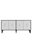 DemonteHome  FİGORADH (KX) 180 CM KONSOL ANTRASİT BEYAZ - 6