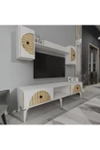 DemonteHome  BREDADH TV ÜNİTESİ BEYAZ-SAFİRMEŞE - 2