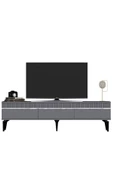 DemonteHome  DEFNEDH TV SEHPASI (ALT MODÜL) ANTRASİT-GÜMÜŞ - 7