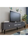 DemonteHome  Ceneyradh Tv Sehpası (ALT MODÜL) Antrasit Gümüş - 3