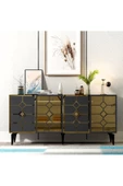 DemonteHome  IRMAKDH KONSOL ANTRASİT-ALTIN - 1