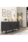DemonteHome  Plusdh 4 Kapaklı Konsol Antrasit - 4