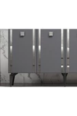 DemonteHome  DORRUKDH LAZER DESENLİ KONSOL ANTRASİT-GÜMÜŞ - 3