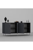 DemonteHome  DROPDH KONSOL ANTRASİT GÜMÜŞ - 4