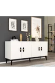 DemonteHome  Plusdh 4 Kapaklı Konsol Beyaz - 3