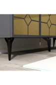 DemonteHome  ADENDH KONSOL ANTRASİT-ALTIN - 6