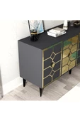 DemonteHome  IRMAKDH KONSOL ANTRASİT-ALTIN - 5