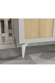 DemonteHome  Rudydh Şık Dizayn Konsol Beyaz Safirmeşe - 5
