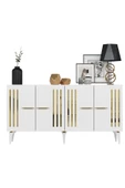 DemonteHome  JUNESDH KONSOL BEYAZ-ALTIN - 7