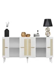 DemonteHome  JUNESDH KONSOL BEYAZ-ALTIN - 5