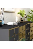 DemonteHome  IRMAKDH KONSOL ANTRASİT-ALTIN - 4