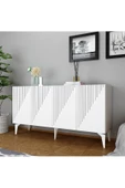 DemonteHome  DRAWDH LAZER DESENLİ KONSOL BEYAZ - 2