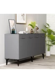 DemonteHome  Alvindh Lazer Desenli Konsol Antrasit - 3