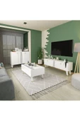 DemonteHome  HONEYDH RAFLI ORTA SEHPA BEYAZ - 5