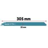 5 ADET Makita Boru Profil Testere Bıçağı Metal Kılıç 305 mm Dekupaj Testere Bıçak B-43206 - 3