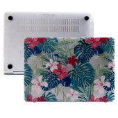 Macbook Air M1 13 inç Kılıf Flower01NL (TouchID'li M1 Air) A2337 A2179 A1932 ile Uyumlu - 1