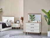 Şifonyer-Ayna Urlu 90426 BOSTON Model Suntalem kalite yüksek ayak El Yapım - 1