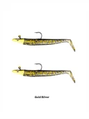 Fujin Zand Eel 11cm 7gr-14gr Double Body+Head Silikon Balık  Shiny Yeel - 6