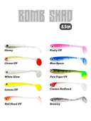 Fujin Bomb Shad 85mm Slikon Balık  Browny - 1