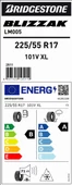 225/55R17 101V XL LM005 BRIDGESTONE - 4