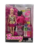 BabyDOOR Toys 688-2 Beauty Yedek Yedek Kıyafetli Bebek - 4