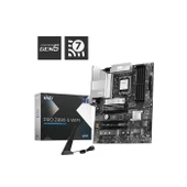Msı Pro Z890-S Wıfı Soket 1851 Ddr5 8600Mhz(Oc) Usb 20Gbps3Xm.2 2Xtb4 Hdmı Dısplay 2.5G Lan Wıfı7 Atx - 1