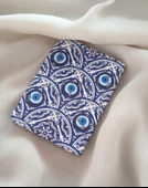 Ayna Makyaj Aynası Nazarlı Kötü Göz Model Cep Çanta El Aynası 17247 - 1