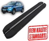 SANDERO 2 STEPWAY 2013 2014 2015 2016 2017 2018 2019 2020 ARACA ÖZEL NEVADA SİYAH YAN BASAMAK thumbnail 1