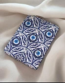 Ayna Makyaj Aynası Nazarlı Kötü Göz Model Cep Çanta El Aynası 17247 - 4