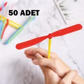 Nostaljik El Pervane Oyuncağı 50 Adet - 1